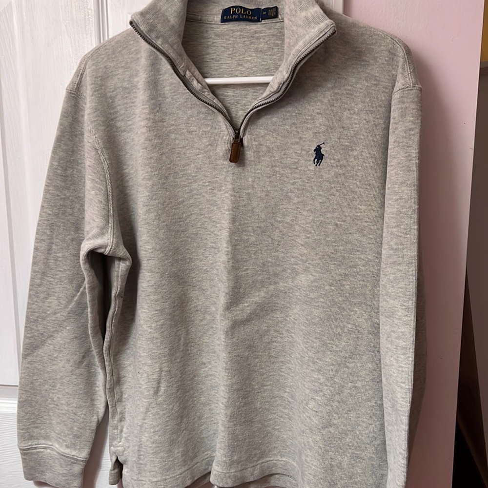 Polo Ralph Lauren Grey 1/4 Zip Pullover